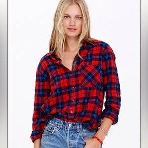 XiRENA Flannel Button Down Shirt XS